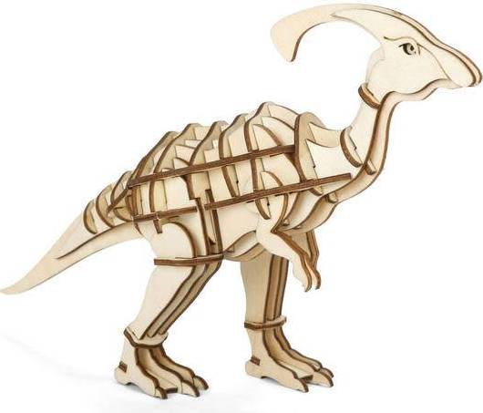 Parasaurolophus Houten 3D Puzzel