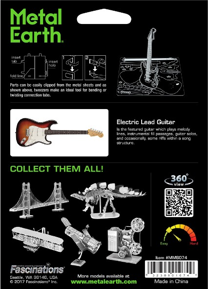 Electric Lead Guitar Metal Earth