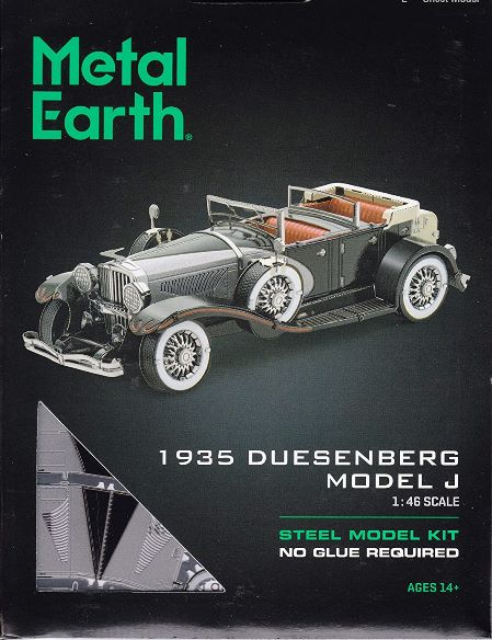 1935 Duesenberg Model J Metal Earth