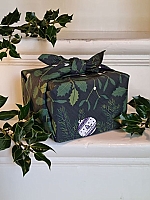 Delftsblauwe Kerst Furoshiki Piet design