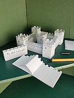 Memoblokjes Kasteel Piet design