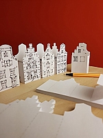Memoblokjes Grachtenhuizen Piet design