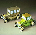 Twee Ford oldtimers model T