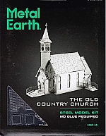 Old Country Church Metal Earth