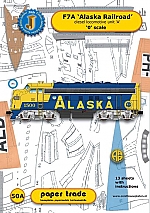 Diesel locomotive F7A Alaska Railroad 1:48