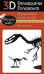Dromaeosaurus - 3D karton model