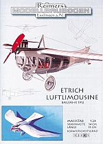 Etrich Luftlimousine uit 1912 - 1:24