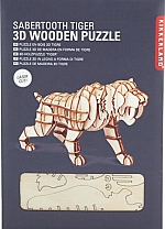 Tijger houten 3D puzzel Kikkerland
