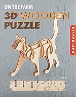 Kat - Houten 3D Puzzel Kikkerland