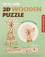 Windmolen Houten 3D Puzzel Kikkerland