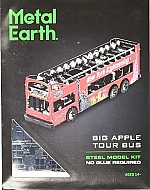 Big Apple Tour Bus Metal Earth