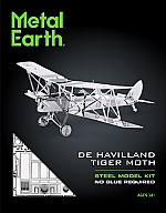 De Havilland Tiger Moth DH82 Metal Earth