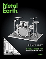 Drum Set Metal Earth