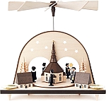 Pyramide Seiffener Kerk en kerstkoor