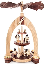 Pyramide met bosbewoners 3 lagen
