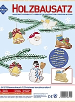 Kerstversiering 1 houten bouwpakket
