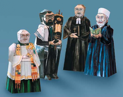 Pastoor, Rabijn, Dominee en Imam