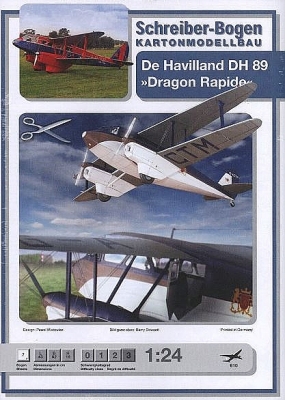 De Havilland DH89 Dragon Rapide 1:24
