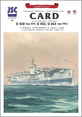 Card vliegdekschip, U- boten 1:250