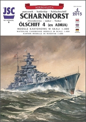 Slagschip Scharnhorst 1:400