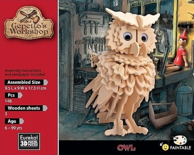 Owl Gepetto's workshop 