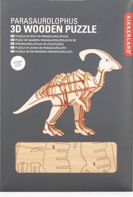 Parasaurolophus Houten 3D Puzzel