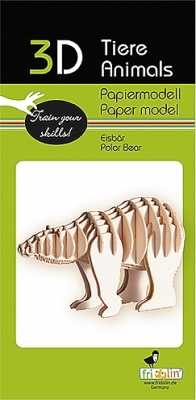 IJsbeer - 3D karton model