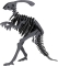 Parasaurolophus - 3D karton model