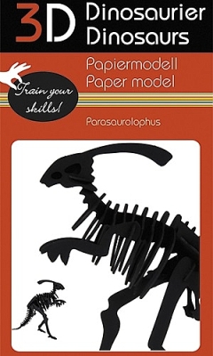 Parasaurolophus - 3D karton model