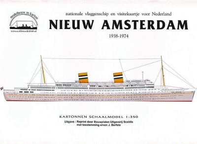 Passagiersschip Nieuw Amsterdan 1:350