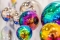 Sensorische gekleurde spiegelballen