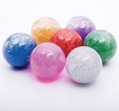 Sensorische regenboog glitterballen tickit
