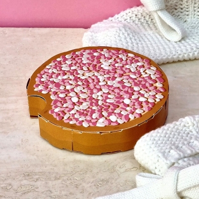 Beschuit roze Piet design