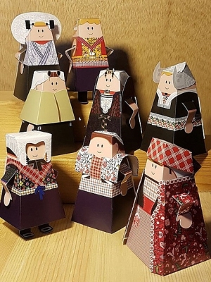 Nederlandse Streekdrachten Piet design