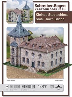 Kleines Stadtschloss Schreiber Bogen 1:87