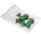Dobbelstenen oblivion groen, 7 stuks