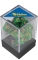 Dobbelstenen oblivion groen, 7 stuks in acrylbox