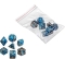 Dobbelstenen oblivion blauw, 7 stuks