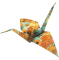 Origami Vincent van Gogh 