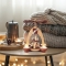 Pyramide met winter-kinderen 2 lagen