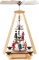 Pyramide met kerststal 3 lagen